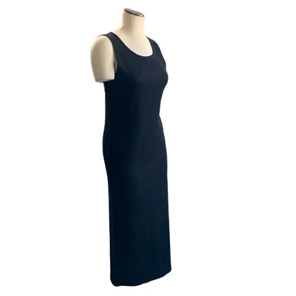 Maggy London Sleeveless Tank/Sheath Midi Dress Sz PS Black 58F - Picture 3 of 6